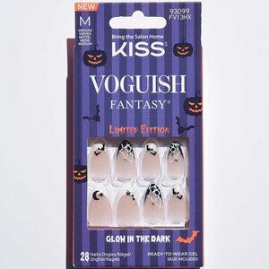 KISS Voguish Fantasy Glow-In-The-Dark Halloween Nails - Circus Wonders